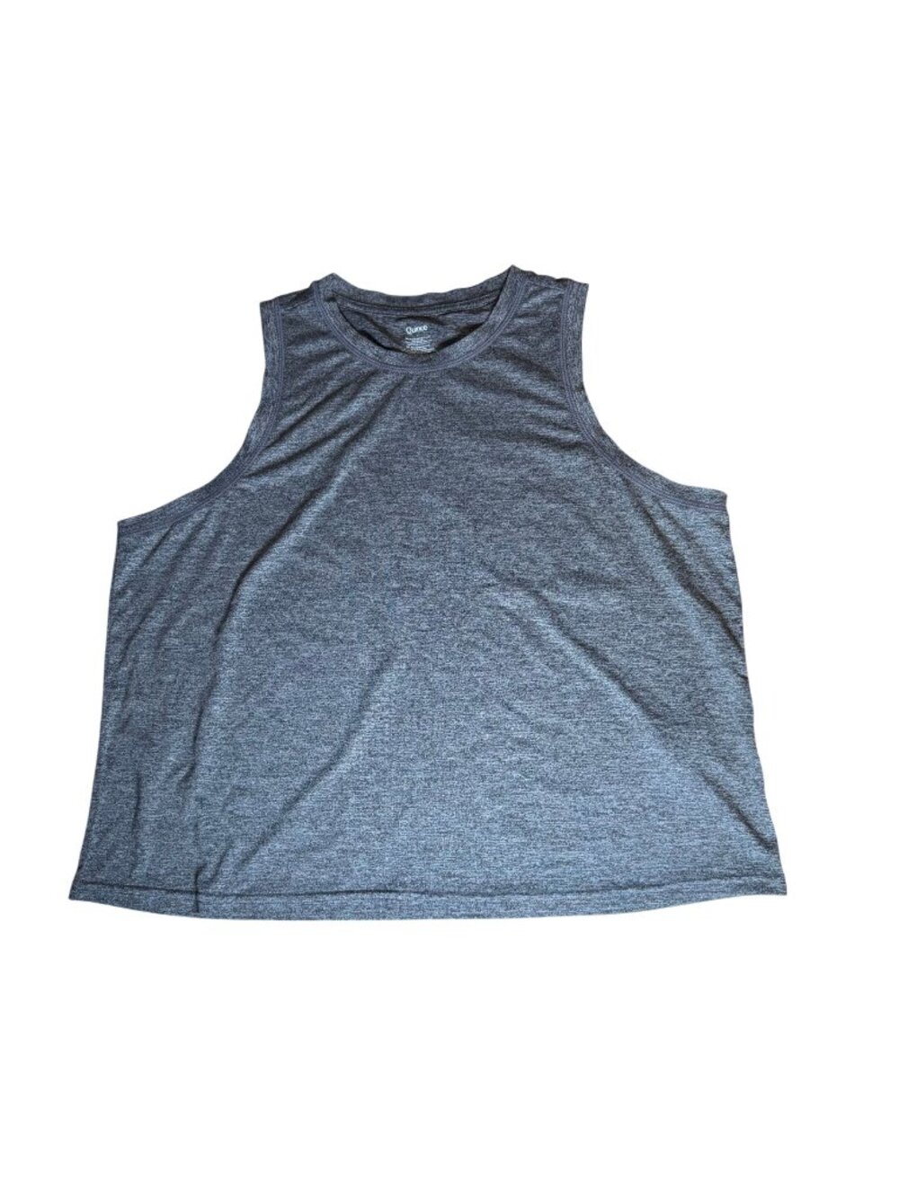 Quince Flowknit Breeze High Neck Tank Women's Size Large in Charcoal Gray NWOT!
